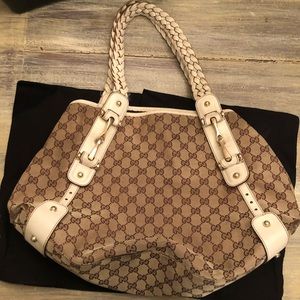 Gucci Pelham Horsebit Guccissima Handbag